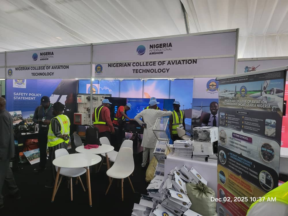 NCAT Boot at the ongoing Nigeria International Airshow 2nd – 4th December, 2025