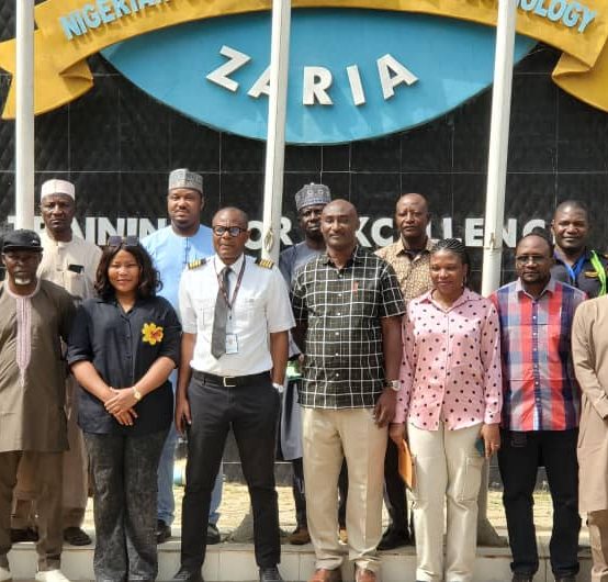 NLNG Consultants and NCAT team on site survey visit at the Nigerian college of Aviation Technology Zaria.