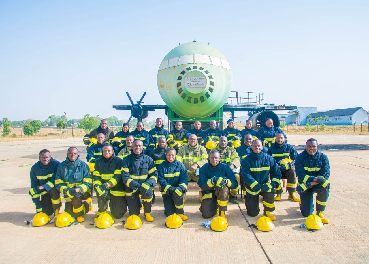 Graduates of Fire Fighting Initial course Phase 2 No. 02