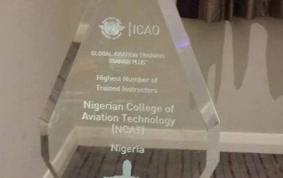 NCAT receives global award (HIGHEST NUMBER OF TRAINED INSTRUCTORS)