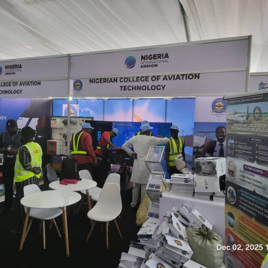NCAT Booth at the just concluded Nigeria International Airshow 2nd – 4th December, 2025