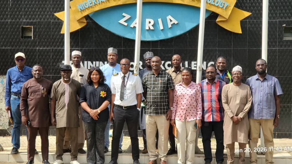 NLNG Consultants and NCAT team on site survey visit at the Nigerian college of Aviation Technology Zaria.