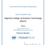 NCAT RETAINS ICAO PLATINUM STATUS!