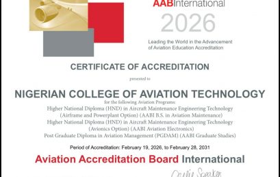 NCAT Secures 2026 International Accreditation