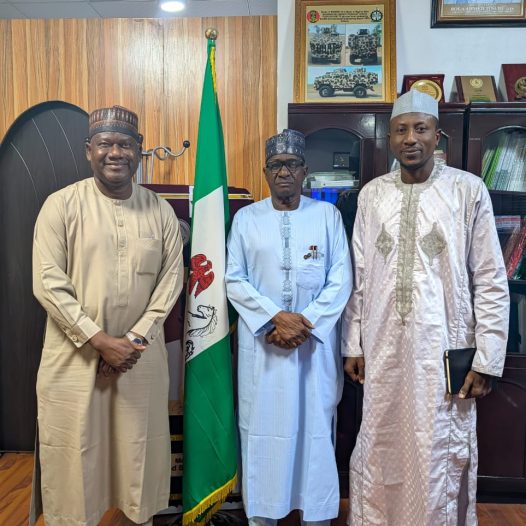 NCAT Rector/CE Pays Courtesy Visit to National Salary, Income And Wages Commission (NSIWC) Chairman