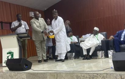 The African Aviation & Aerospace University (AAAU) honors Our amiable Rector/CE Dr Danjuma Adamu Ismaila with a Distinguished Award for Leadership and Excellence in Aviation Education.