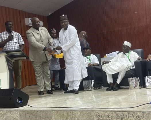 The African Aviation & Aerospace University (AAAU) honors Our amiable Rector/CE Dr Danjuma Adamu Ismaila with a Distinguished Award for Leadership and Excellence in Aviation Education.