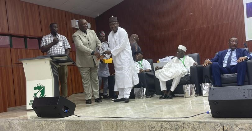 The African Aviation & Aerospace University (AAAU) honors Our amiable Rector/CE Dr Danjuma Adamu Ismaila with a Distinguished Award for Leadership and Excellence in Aviation Education.